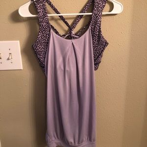 Lululemon Athletica purple tank top